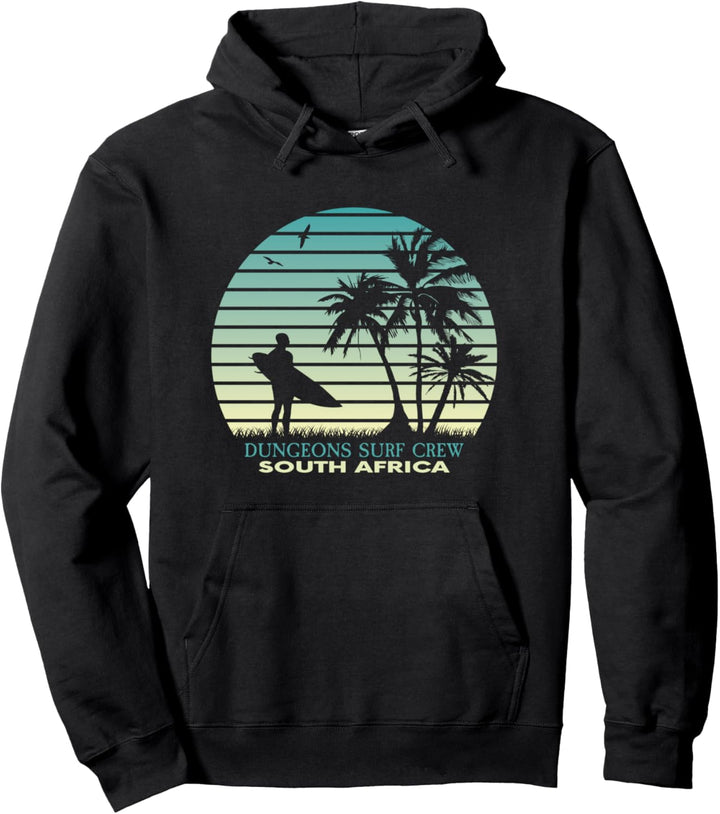 Dungeons Surfer I South Africa I Retro I Südafrika Dungeons Pullover Hoodie