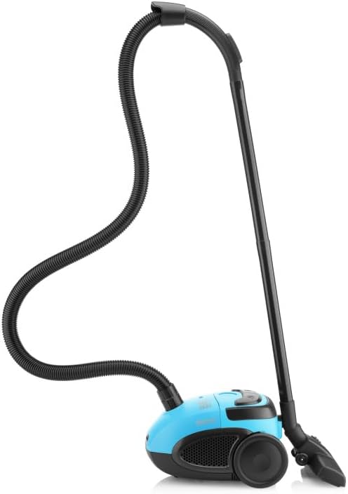 Staubsauger mit Beutel VC068LB I 800 W I ECO-Motor I 2l Volumen I Blau