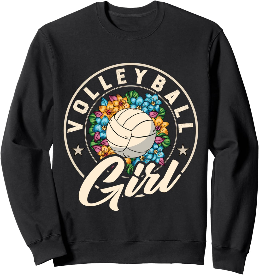 Volleygirl für Volleyball-Mädchen und Beach-Volleyballspieler. Sweatshirt
