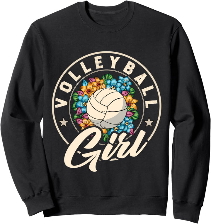 Volleygirl für Volleyball-Mädchen und Beach-Volleyballspieler. Sweatshirt
