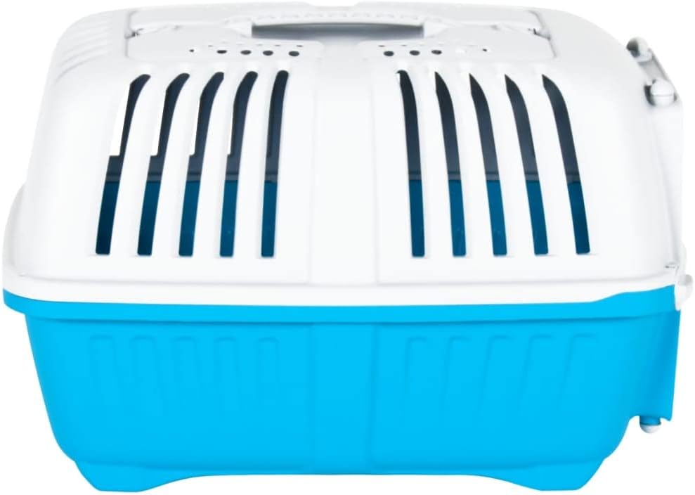 vidaXL Transportbox für Haustiere, Haustierbox mit Lüftungsschlitze, Hundebox mit doppelter Verriege