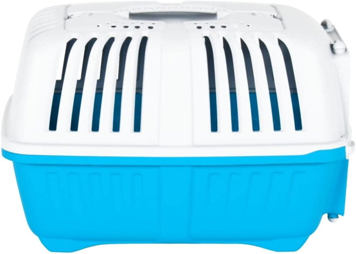 vidaXL Transportbox für Haustiere, Haustierbox mit Lüftungsschlitze, Hundebox mit doppelter Verriege