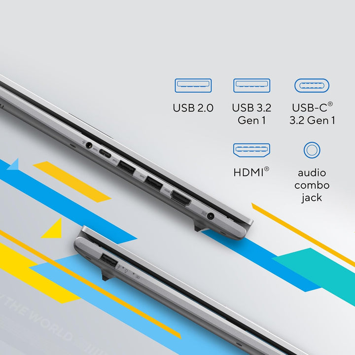 ASUS Vivobook 17 | Cool Silver (X-Serie) | 17,3" FHD | Core i7 1355U | RAM: 12GB | SSD: 1TB | Window