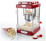 Rosenstein & Söhne Popcornmaschine: Retro-Popcorn-Maschine "Movie" im 50er-Jahre-Look (Popcornmaschi