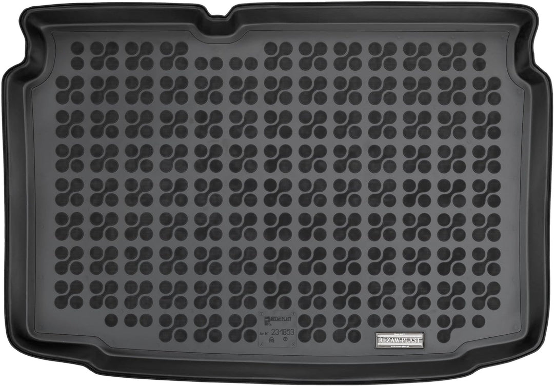MOTOS Antirutschmatte Auto Kofferraummatte passt für Volkswagen Polo V 2009-2017 Kompletter Schutz f