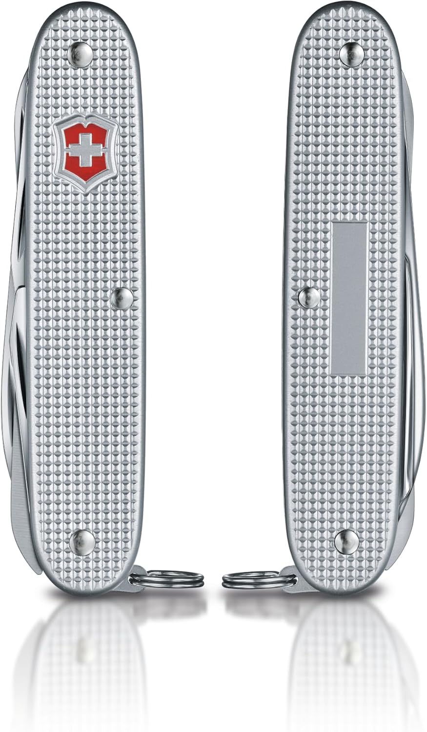 Victorinox, Taschenmesser, Farmer X Alox, 93 mm, silber (10 Funktionen, Klinge, Schraubendreher 3 mm
