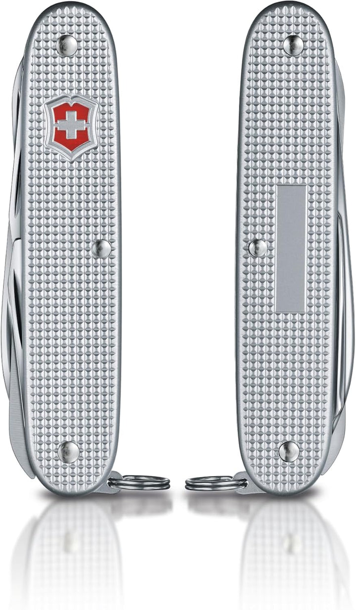 Victorinox, Taschenmesser, Farmer X Alox, 93 mm, silber (10 Funktionen, Klinge, Schraubendreher 3 mm