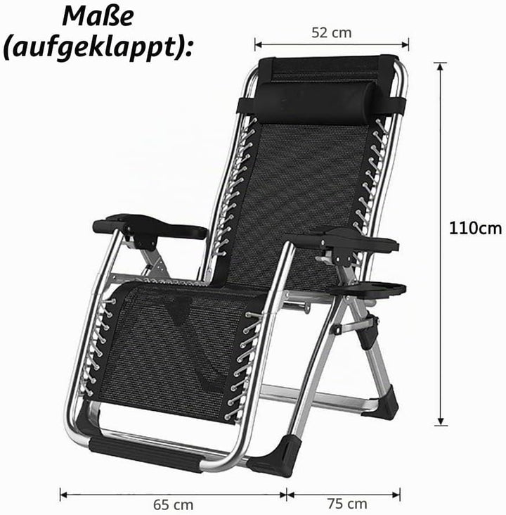 DQCHAIR Terrassenstühle Liegestühle Schwerelosigkeit Chaise Lounges Garten Schaukelstuhl Für Strand