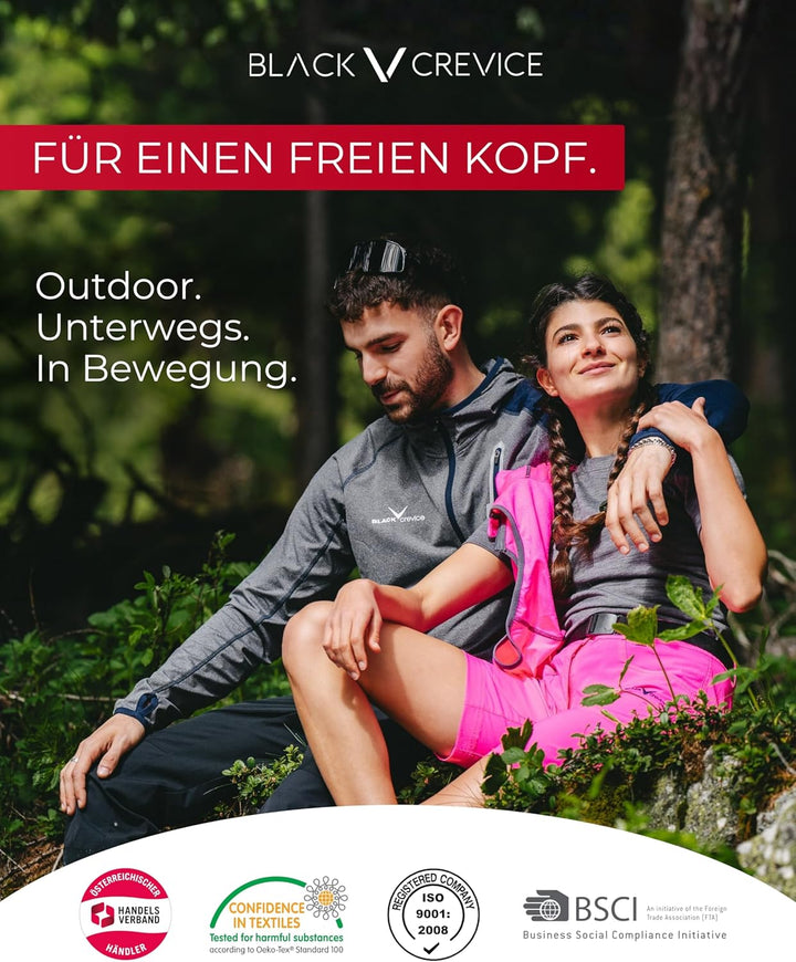 Black Crevice Trekking-Shorts Damen I Wandershorts Damen kurz I Damen Outdoor-Shorts I wasserabweise