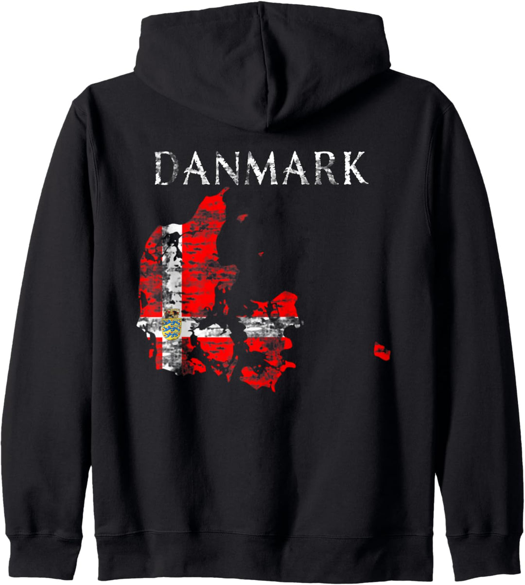 Dänemark, dänische skandinavische Flagge Kapuzenjacke