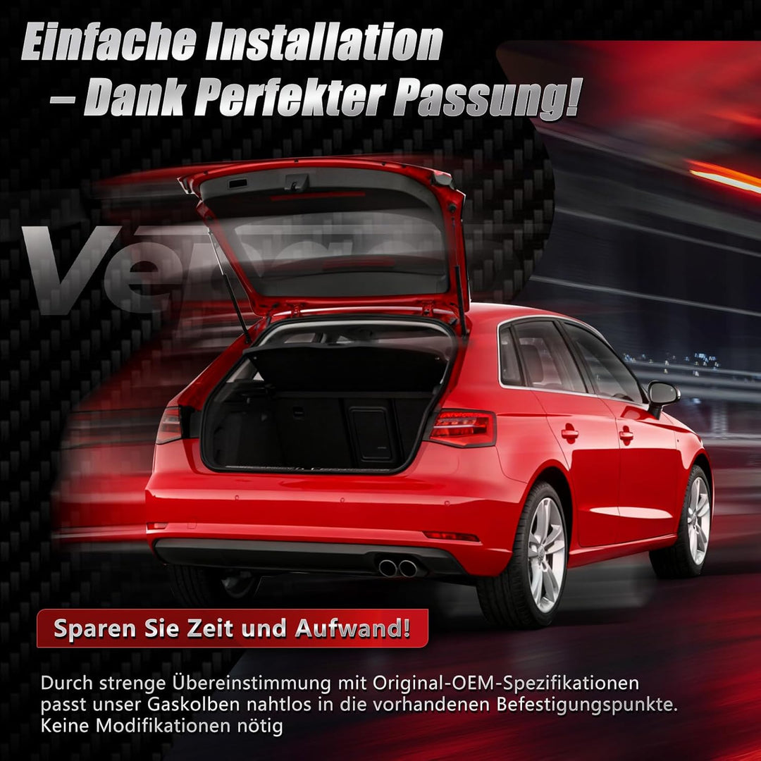 Vepagoo Heckklappendämpfer für Fabia 1 6Y2 Alle Motoren Schrägheck 1999-2008 Fabia 1 Combi 6Y5 Alle