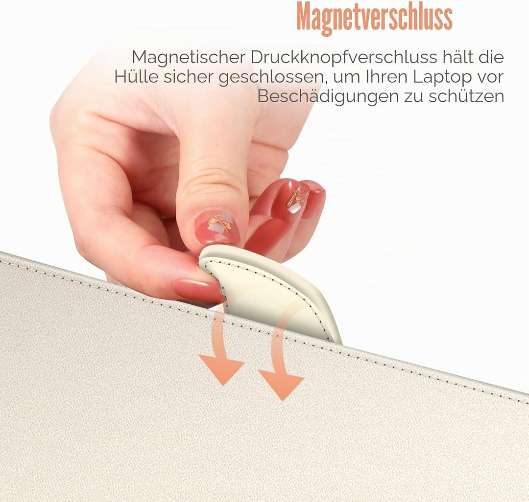 Fintie Sleeve Case Cover für MacBook Air 13.6 A2681 M2, MacBook Air 13 A2237 (M1) / A2179 / A1932, M