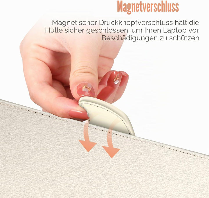 Fintie Sleeve Case Cover für MacBook Air 13.6 A2681 M2, MacBook Air 13 A2237 (M1) / A2179 / A1932, M