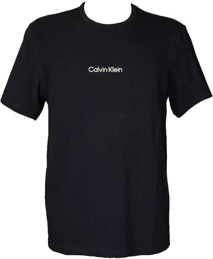 Calvin Klein Herren Kurzarm Rundhals T-Shirts M Blau (Night Sky), M Blau (Night Sky)