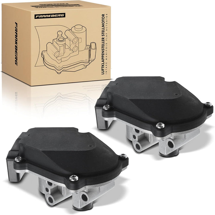 Frankberg 2x Luftklappensteller Stellmotor Drallklappen für A4 A5 A6 A8 Q5 Q7 Phaeton T-o-u-a-r-e-g
