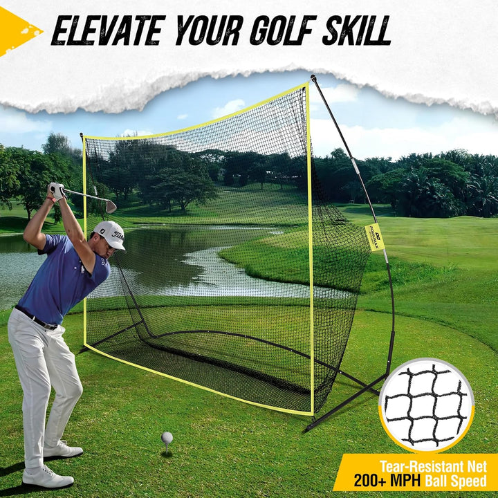 PodiuMax Golfschlägernetz, 3 x 2,1 m, Driving Range für Garten und Innenbereich, auch geeignet für F