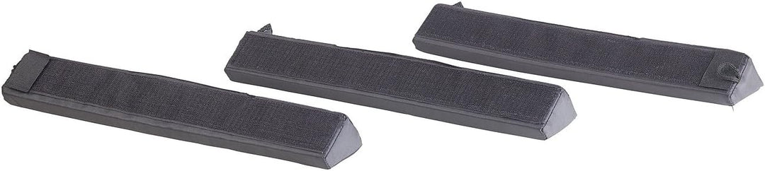 PEARL Kofferraum Halterung: 2er Pack Kofferraum-Gepäckfixierung aus Schaumstoff/Nylon,3-teilig (Befe