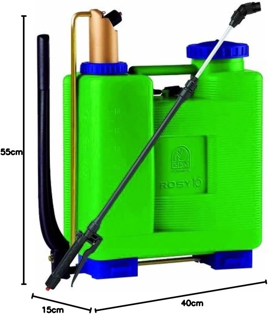 GDM Roxy Rucksack Curar, Grün, 40 x 15 x 55 cm
