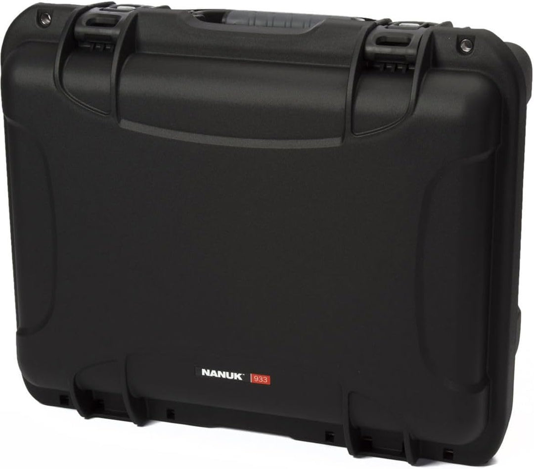 Nanuk 933 Wasserdichter Hartschalenkoffer Mit Plüschschaumeinlage - Schwarz Schwarz Würfelschaum, Sc