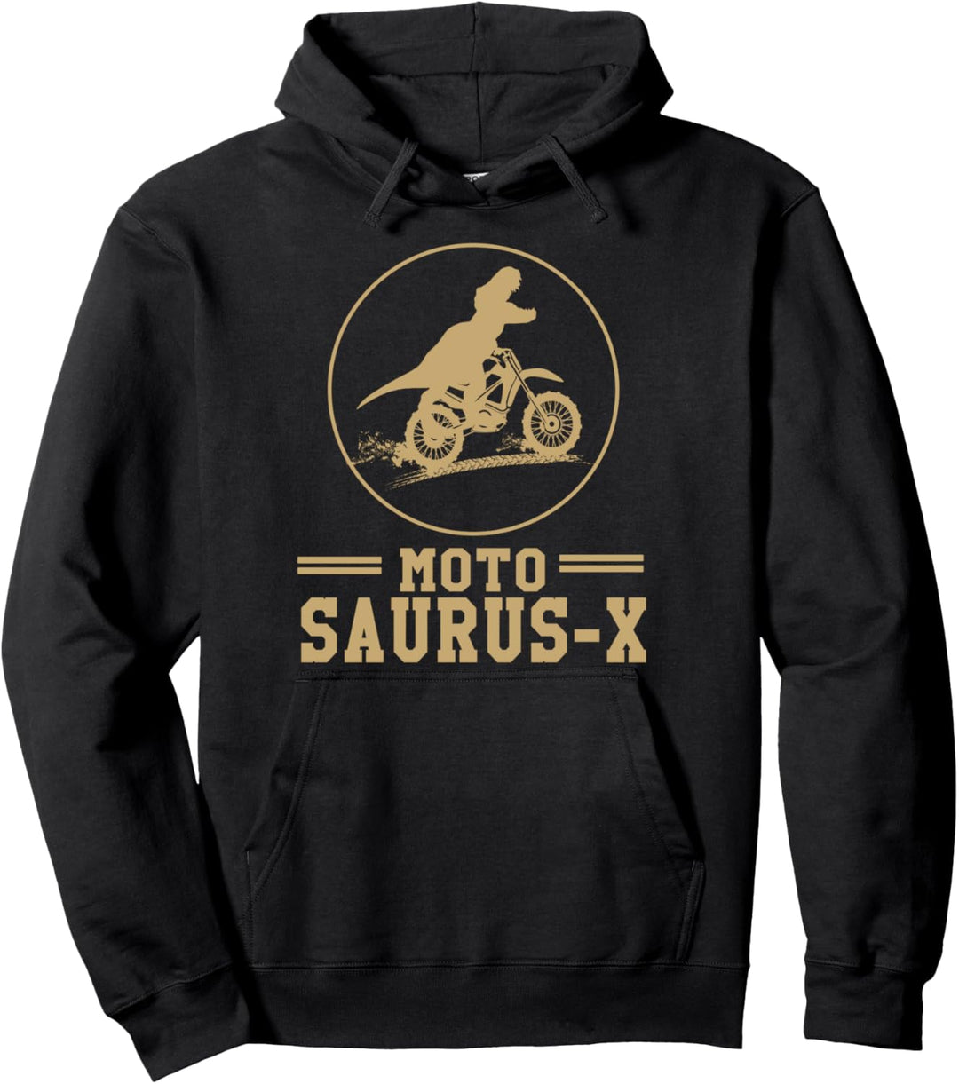 MX Motocross T-Rex - Dirt Bike Moto-Saurus-X Supercross Pullover Hoodie