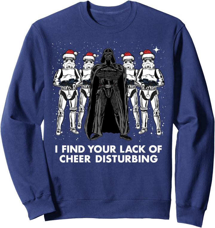 Star Wars Darth Vader Lack Of Cheer Santa Hats Poster Sweatshirt