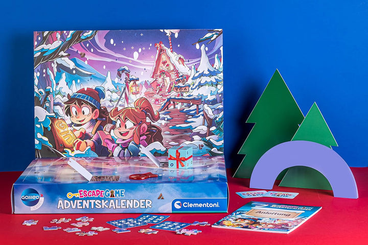 Galileo Escape Game Adventskalender - Weihnachtskalender mit spannenden Rätseln - 24x Rätselspass fü