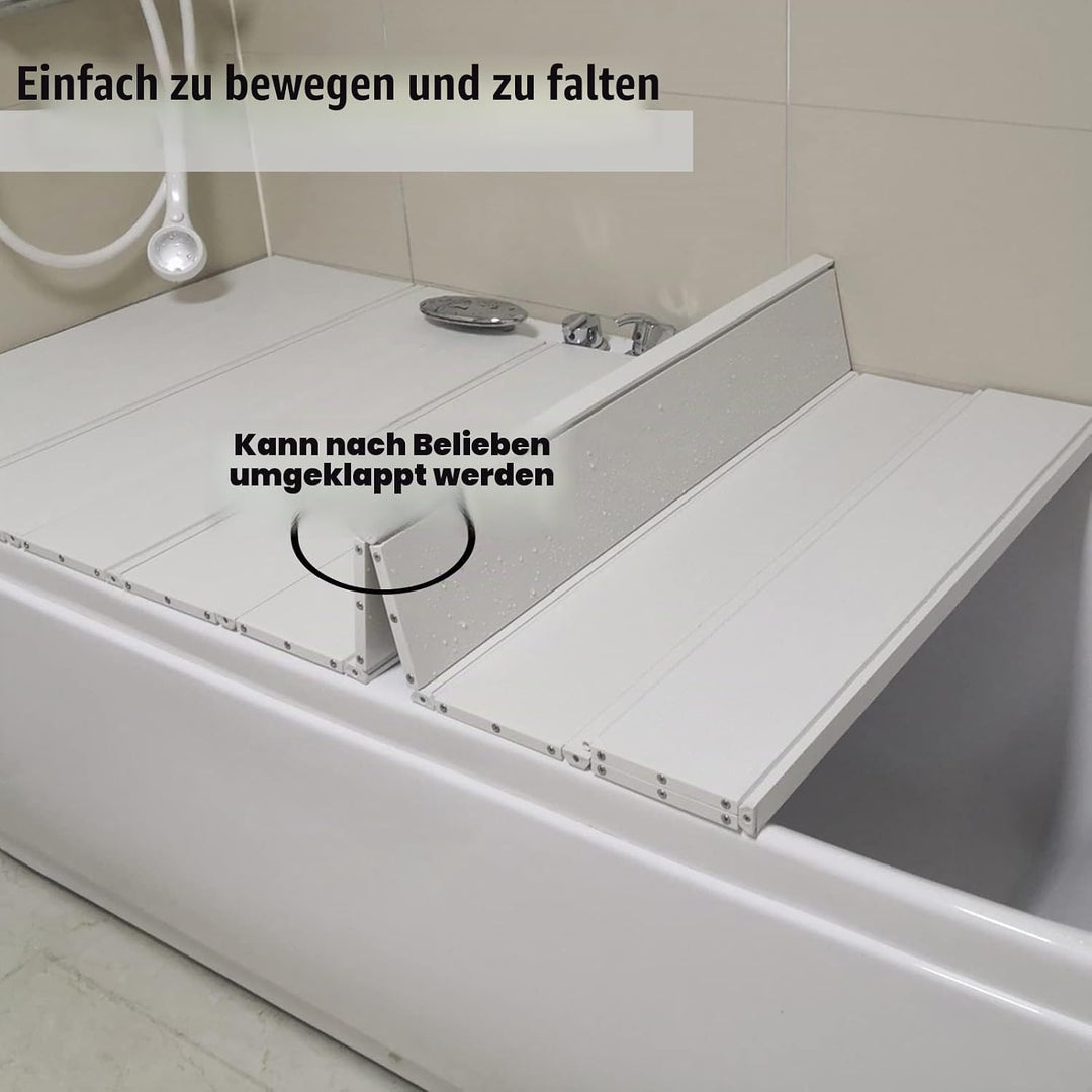 badewannenablage badewannenabdeckung Faltbare aus PVC mit einem Gewicht von 40 kg, wasserdichtem Bad
