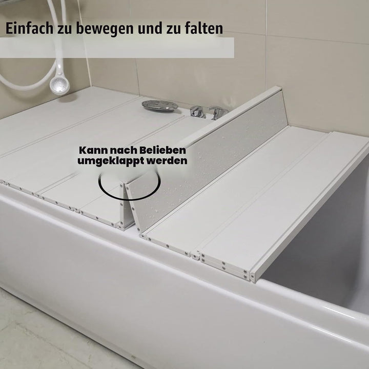 badewannenablage badewannenabdeckung Faltbare aus PVC mit einem Gewicht von 40 kg, wasserdichtem Bad
