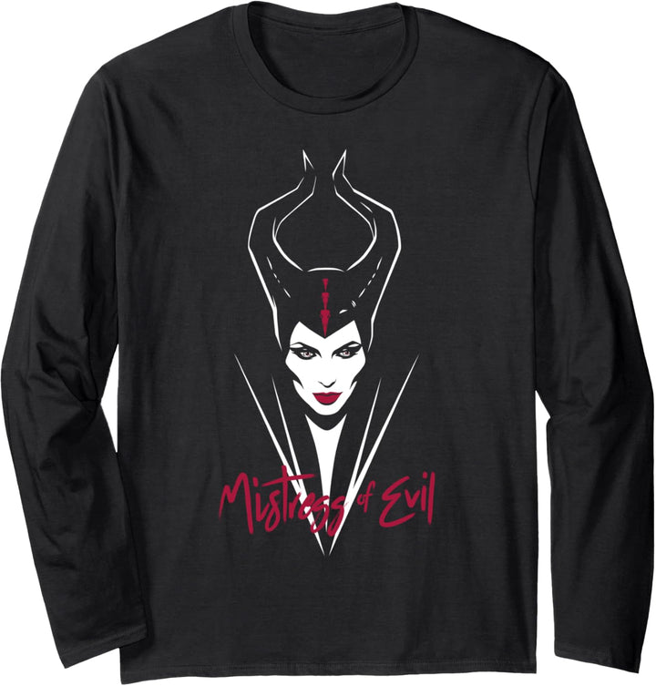 Disney Maleficent Mistress Of Evil Drawn Portrait Langarmshirt