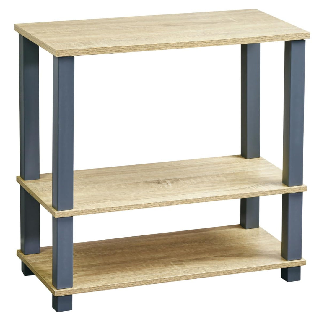 Kesper | Regal, Material: MDF, Masse: B 60 x T 29 x H 58,5 cm, Farbe: Somona Eiche Dekor, Grau | 184