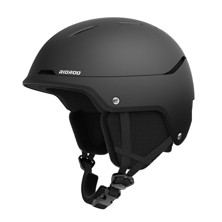 RIOROO Skihelm, Skihelme Herren Damen Jugendliche Grössenverstellbar,Warme Flusen-Ohrpolster Snowboa