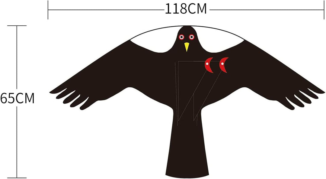 Vogelschreck Flugdrachen Pflanzen Bauernhof Beschützer Vogel Falke Flugdrachen für Garten und Bauern