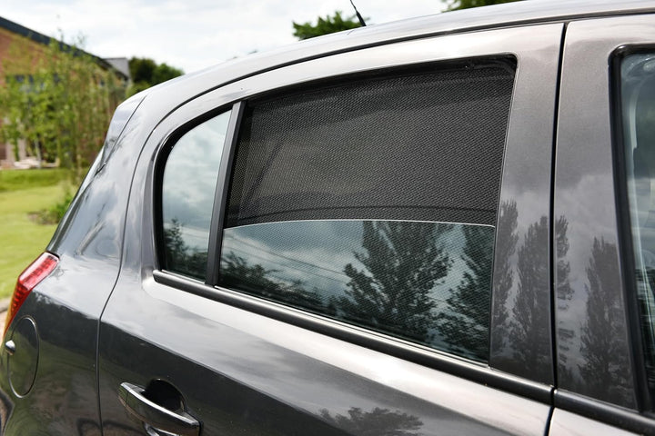 Satz Car Shades kompatibel mit Opel Corsa D 5 türer 2006-2014 & Corsa E 5 türer 2014- exkl. Facelift