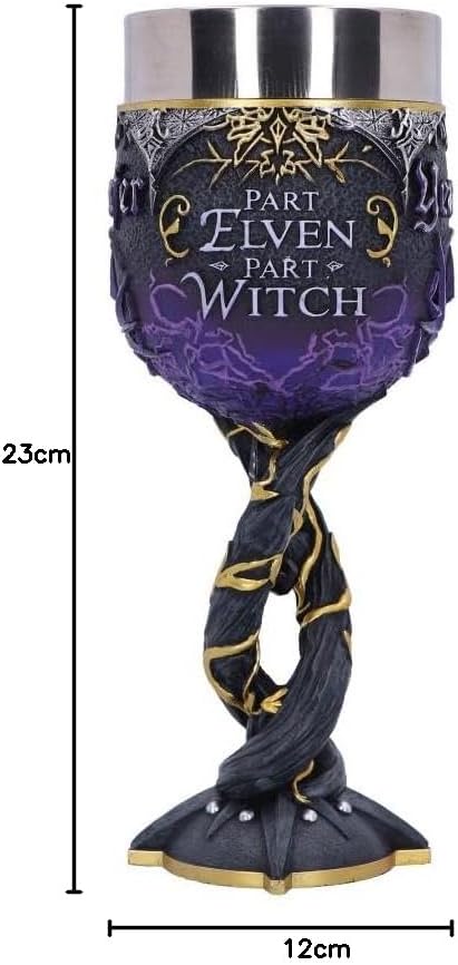 Nemesis Now Krug Kanne Offizielles Lizenzprodukt The Witcher Yennefer Kelch, 19,5 cm, Schwarz