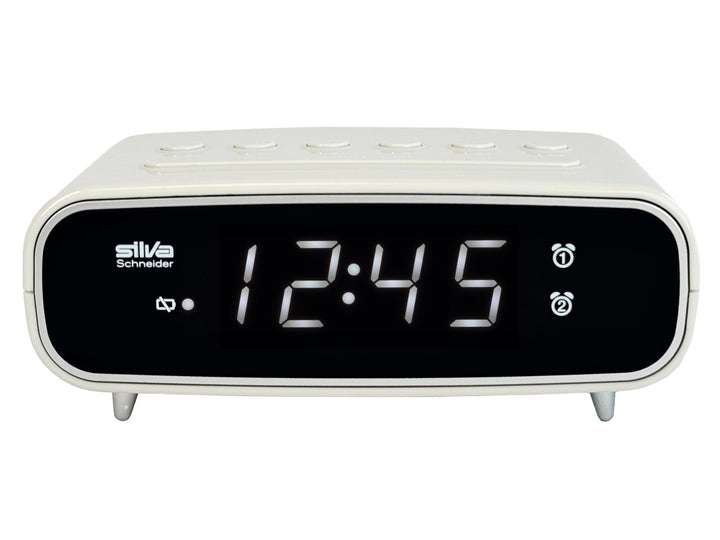 SILVA Schneider UR 1024 Uhrenradio mit Weckfunktion, 2 Weckzeiten, Weckwiederholung, Einschlaftimer,