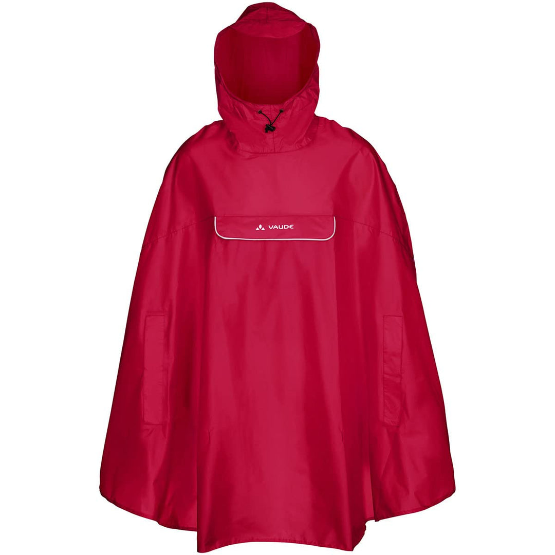 VAUDE Regenponcho Valdipino Poncho - Damen und Herren wasserdicht - Outdoorponcho Regenschutz mit in