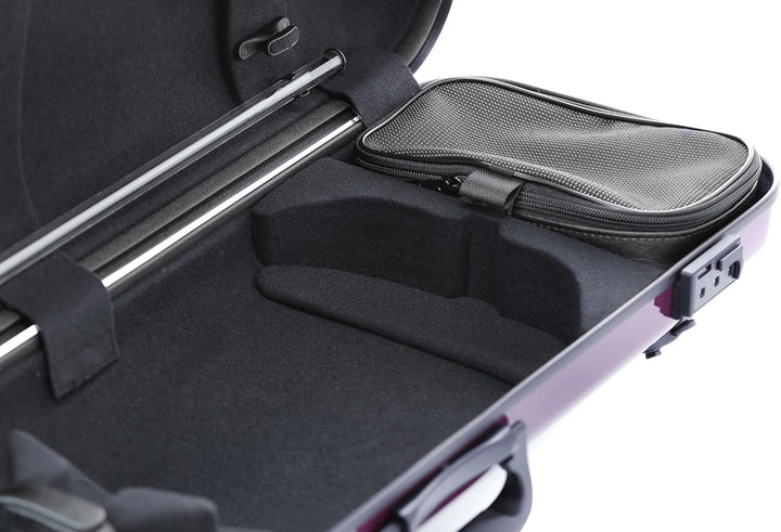 GEWA Violinkoffer AIR 2.1 violett hochglanz Made in Germany Violett ohne zusätzlichen Seitengriff, V