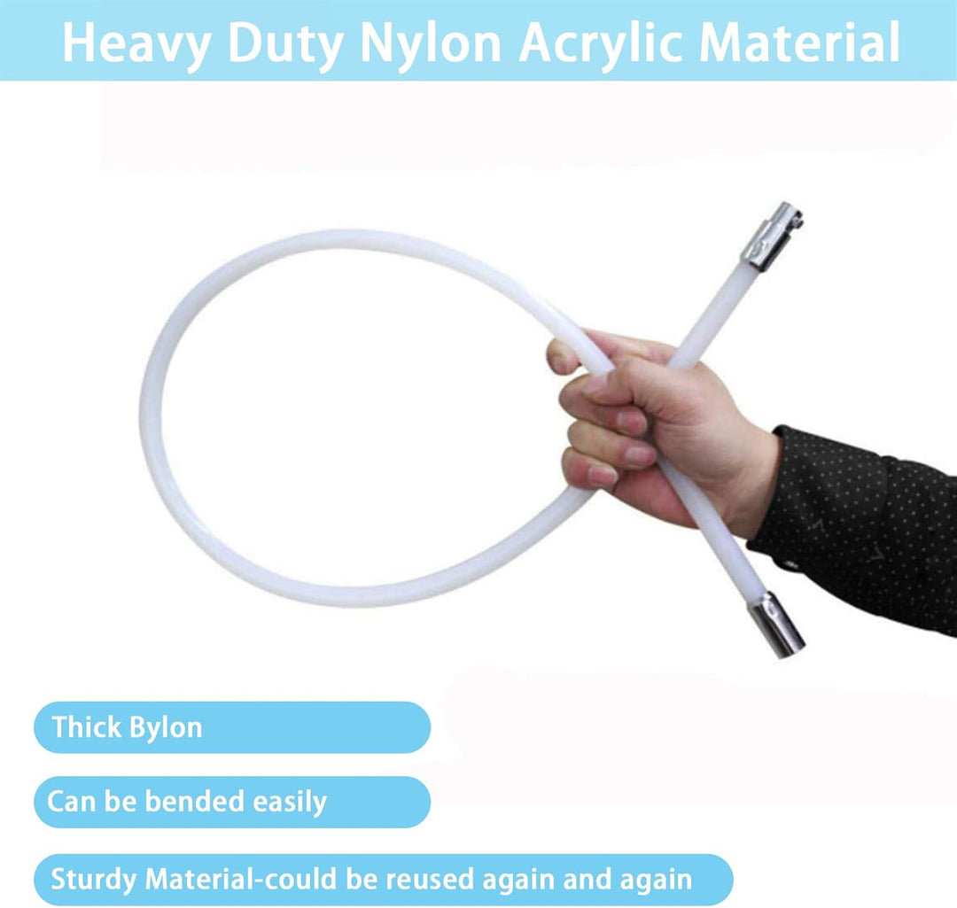 Nylon Stangen 800 cm, 20 Flexible 410 mm Stange,Können bis zu 400 cm Reichen Nylon Stangen 20 X 41mm