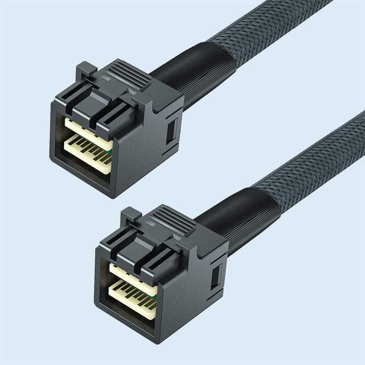 H!Fiber.com HiFiber Internes Mini SAS HD Kabel, Mini SAS SFF-8643 zu SFF-8643 Kabel, 1 meter (3.3ft)