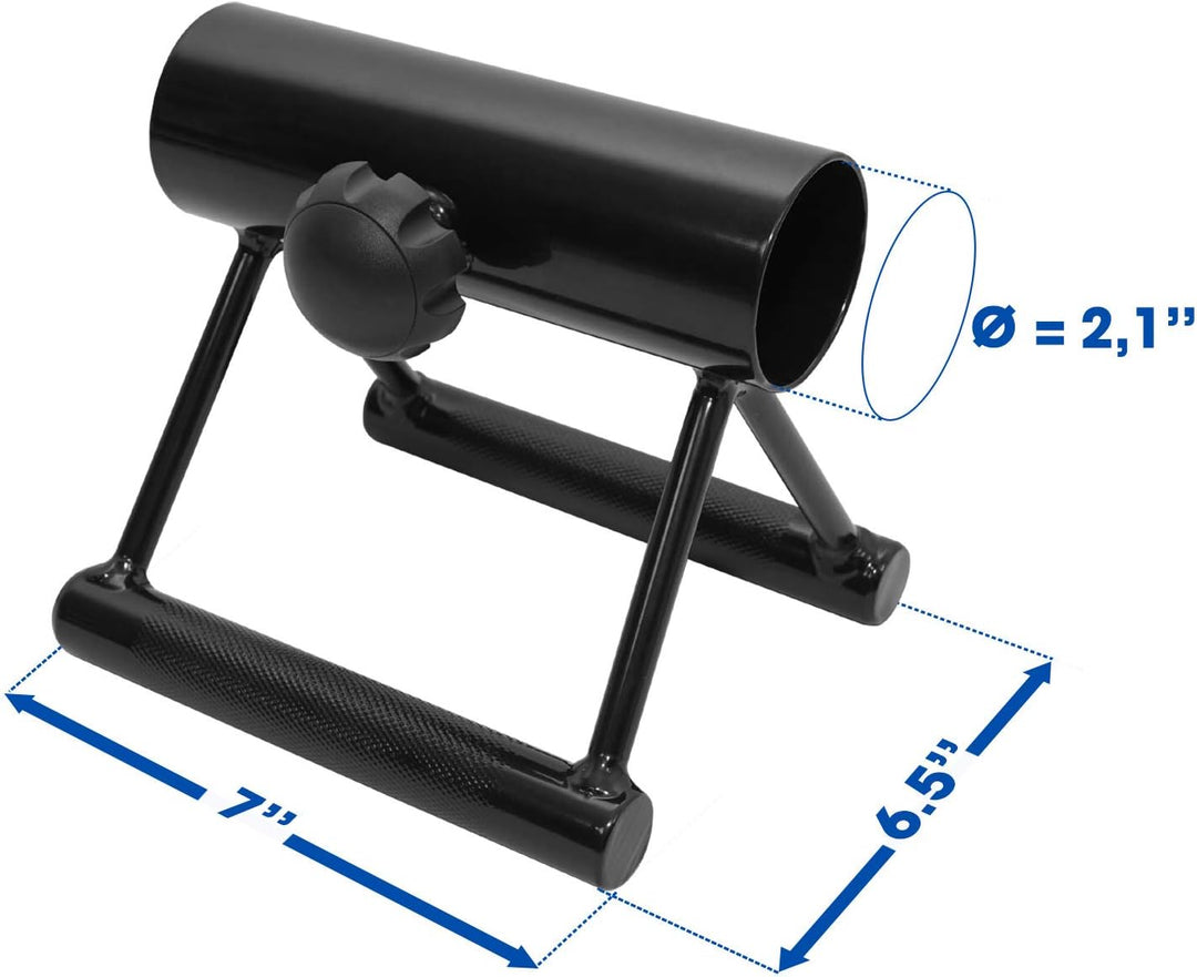 Yes4All FLKJ Unisex-Erwachsene Row Befestigung mit Diamant Double D Landmine passend für 5 cm Olympi