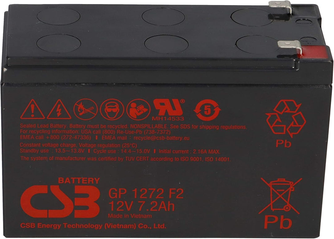 CSB-SCD2 kompatibler Akkusatz geeignet für APC RBC2 RBC 2 Plug & Play USV UPC
