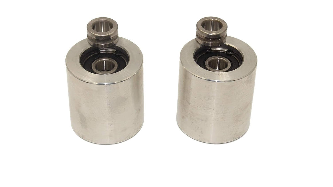 Set mit 2 CNC-gefrästen Bandschleifern für Messerschleifer Ø 50 mm - 55 mm