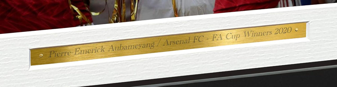 Pierre-Emerick Aubameyang Arsenal FC Autogramm-Fotorahmen, A4, 30,5 x 20,3 cm