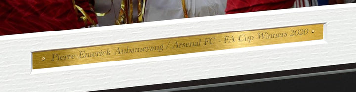 Pierre-Emerick Aubameyang Arsenal FC Autogramm-Fotorahmen, A4, 30,5 x 20,3 cm