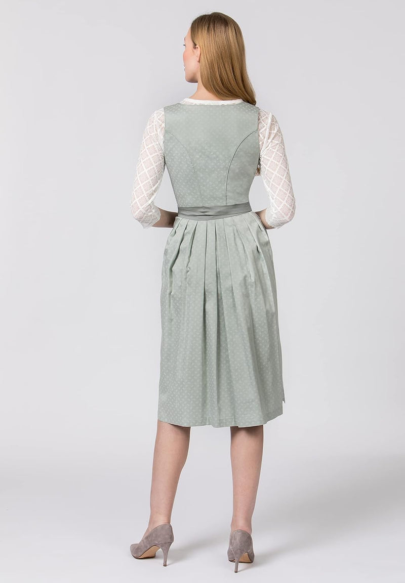 Stockerpoint Damen Dirndl Megan Kleid für besondere Anlässe 32 Salbei, 32 Salbei