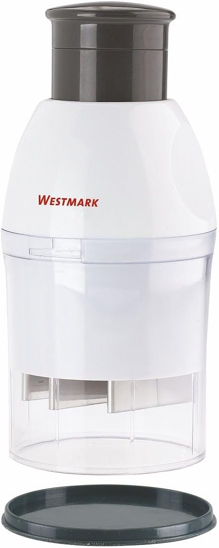 Westmark Zwiebel-/Knoblauchschneider/Universalhacker, wird dank Deckel zur Vorratsdose, Rostfreier E