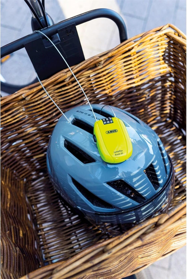 ABUS Kabelschloss Combiflex – Schloss zur Sicherung von Skiern, Helm, Kinderwagen und Gepäck – diver
