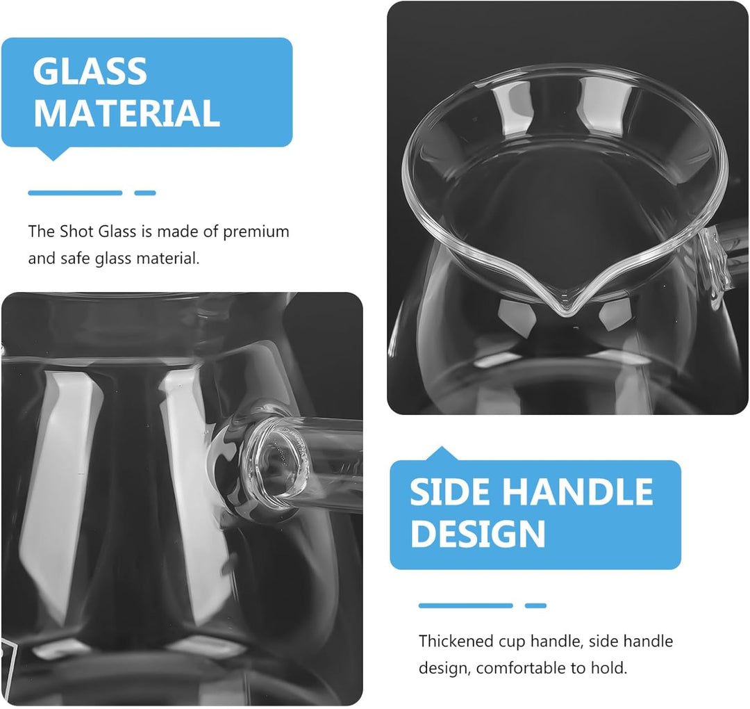Cabilock Milch Pan Glas Türkischen Kaffee Topf Glas Herd Tee Maker Sauce Pan für Home Küche