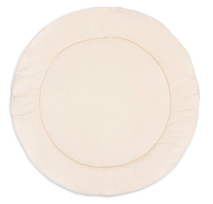 Jollein Krabbeldecke für Baby - Boucle, Naturel - Laufgittereinlage - Ø 95cm - Spieldecke Baby - Cre
