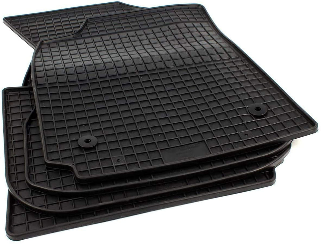 PETEX 13010 Gummimatten für passend für A4 ab 1994-10/2000 / A4 Avant ab 1996-08/2001 Fussmatten sch